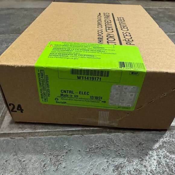 COPY - WHIRLPOOL MAIN BOARD W11419171 W11266006BRAND NEW OEM